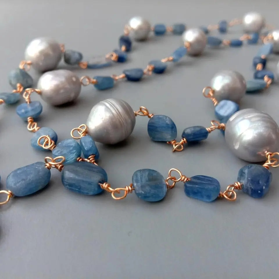 Kyanos Pearl Necklace