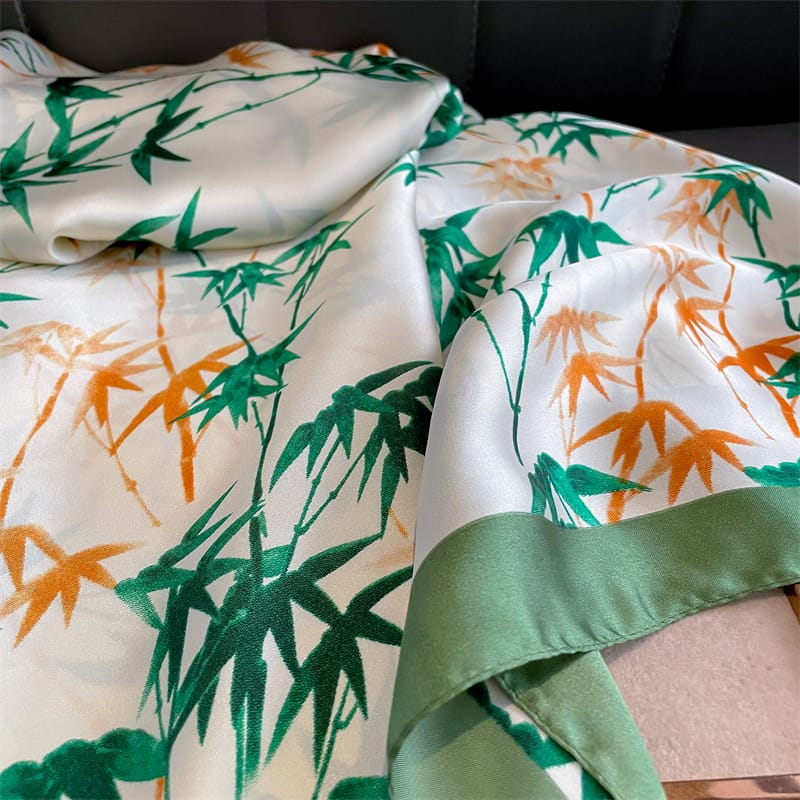 Tropical Fern Silk Scarf