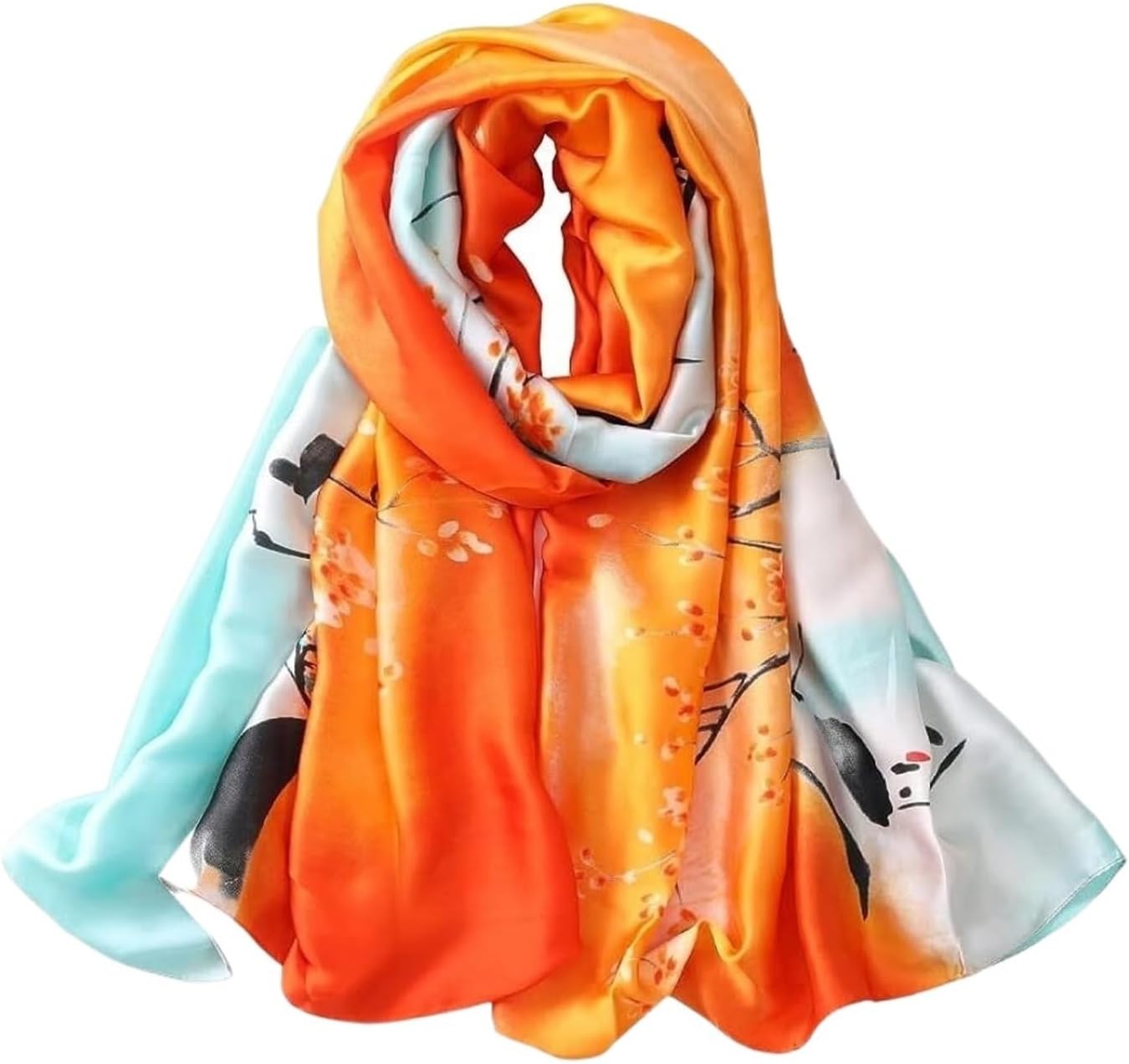 Vibrant Glow Silk Stole