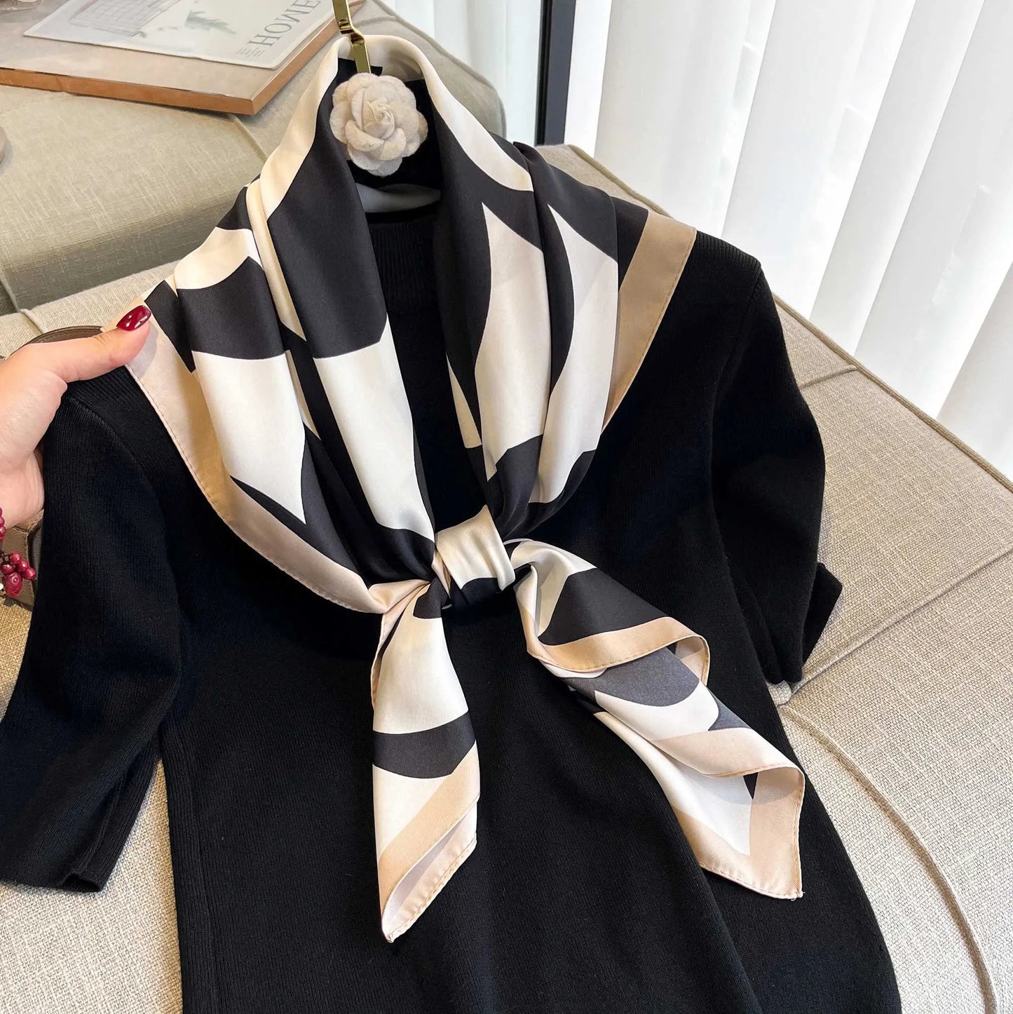 Yara Silk Scarf (90x90cms)