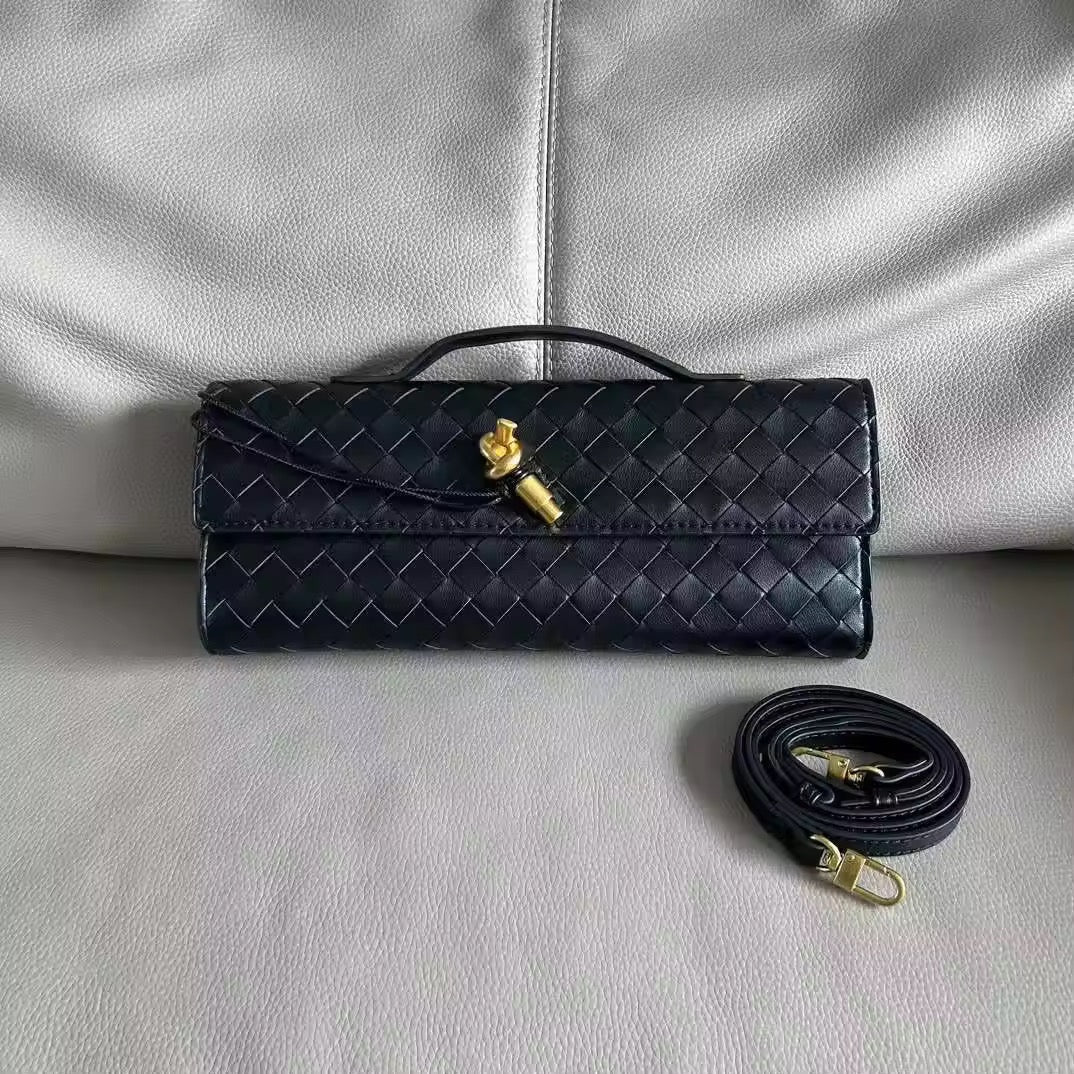 Andrea Vegan Leather Bag (Black)