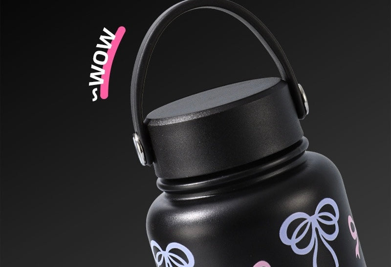 Bella Bow Stainless Steel Bottle with Thermos Lid (1000ml)