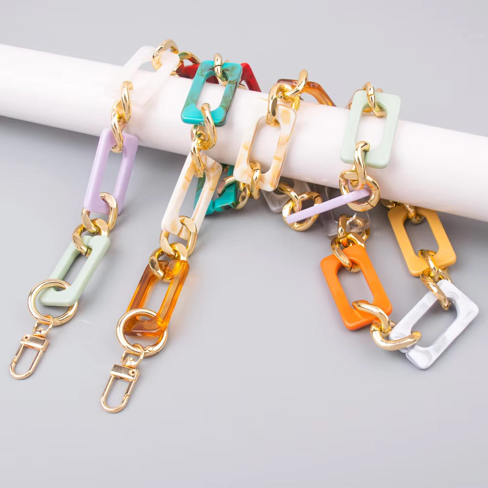 Chromelle Link Bag Strap