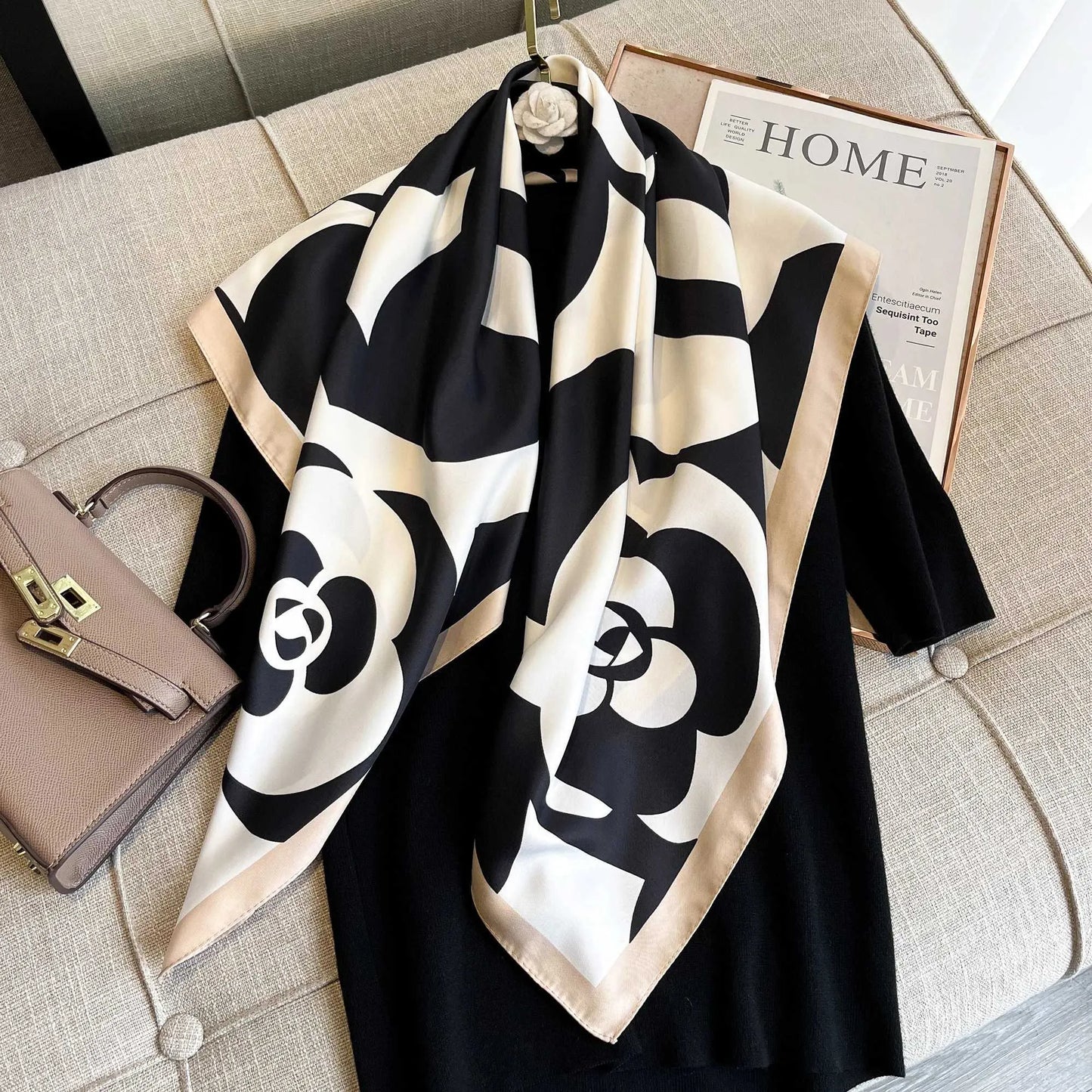 Yara Silk Scarf (90x90cms)