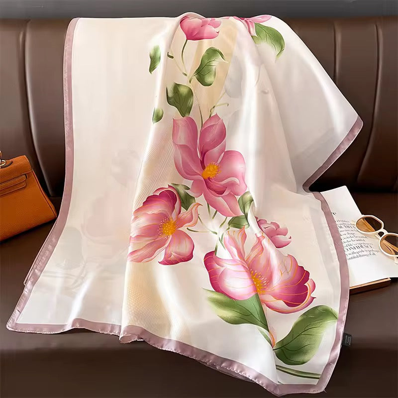 Sunlit Flora Silk Stole
