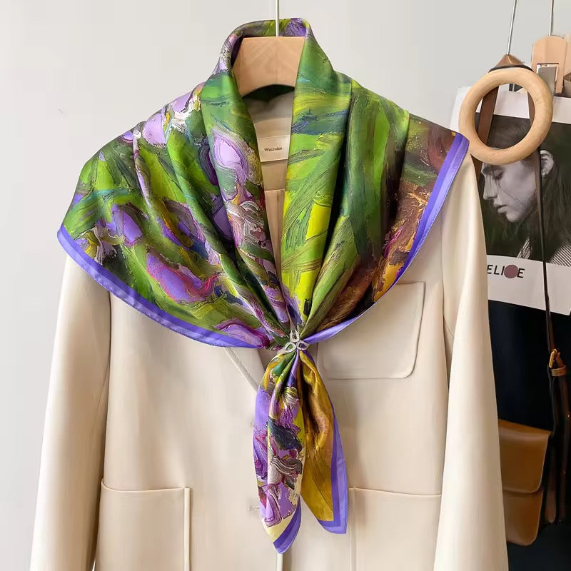 Gale Silk Scarf (90x90cms)