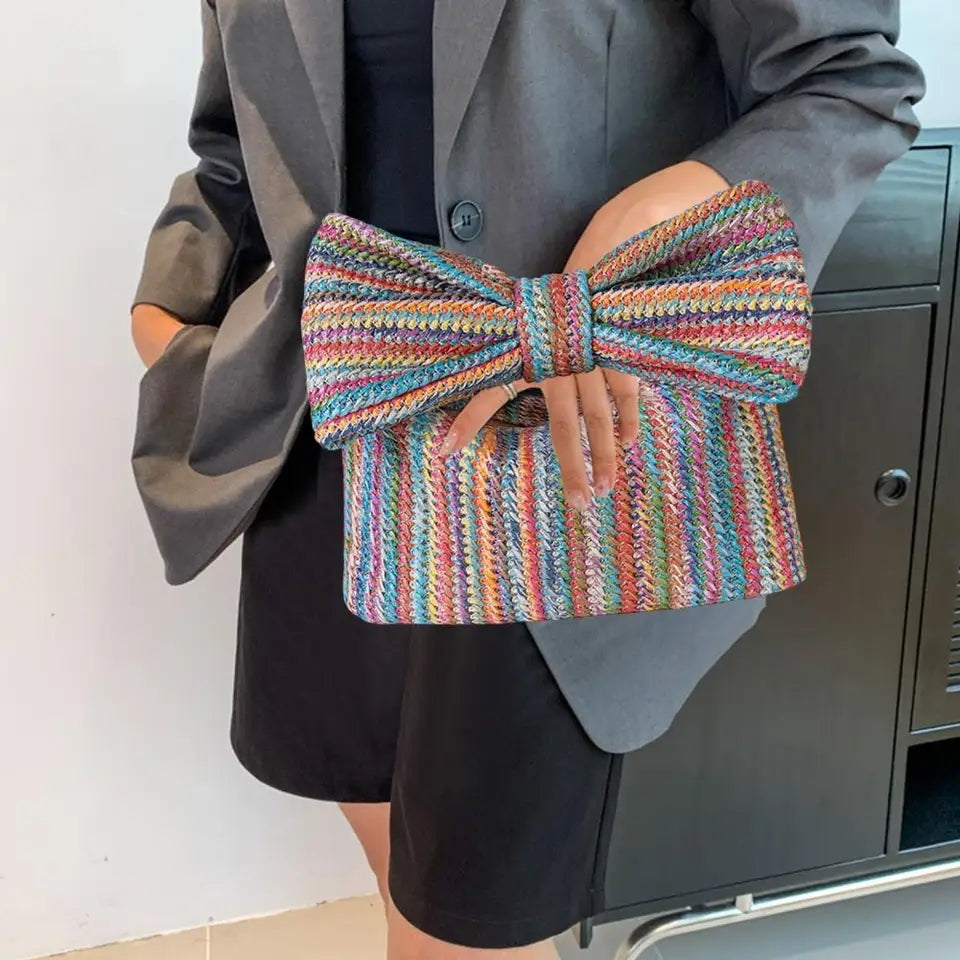 Bow Breeze Handbag (Rainbow)