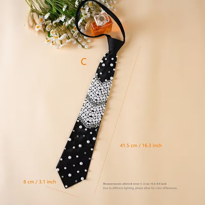 Starlight Pearl Tie