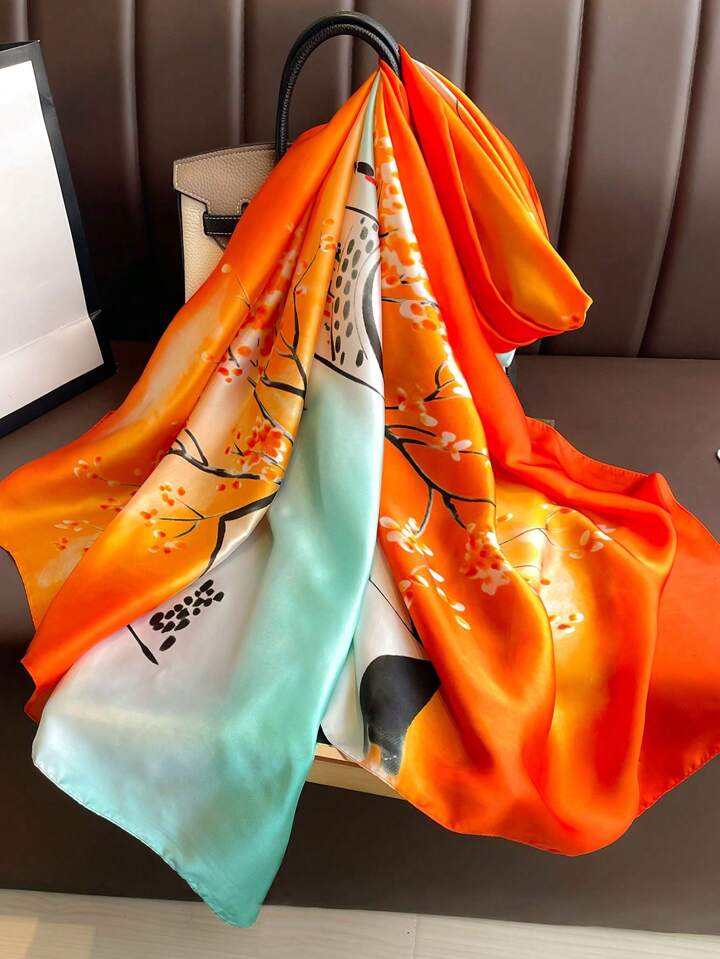 Vibrant Glow Silk Stole