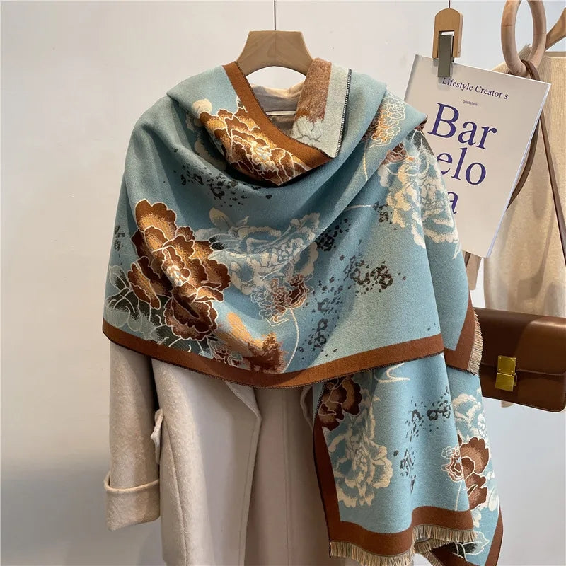 Tranquil Blooms Shawl