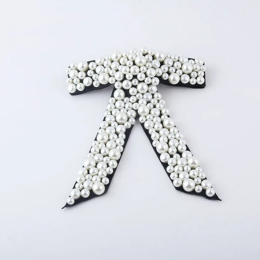 Bow Pearl Hair Clip