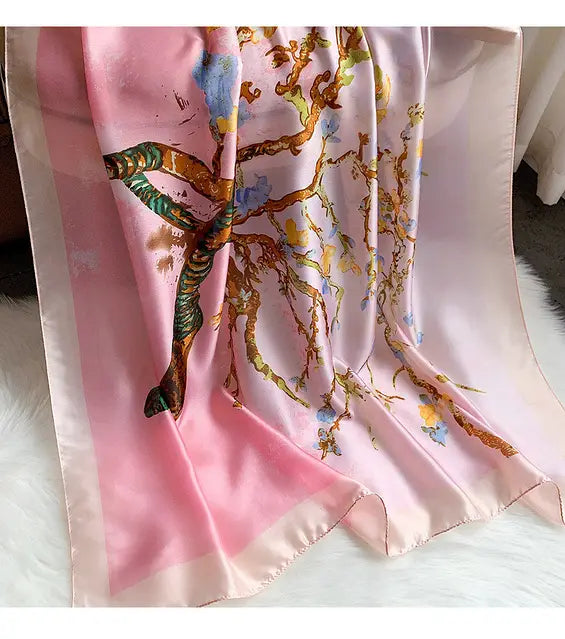 Peony Silk Stole