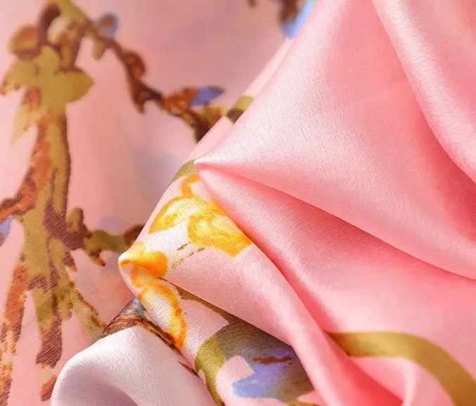 Peony Silk Stole