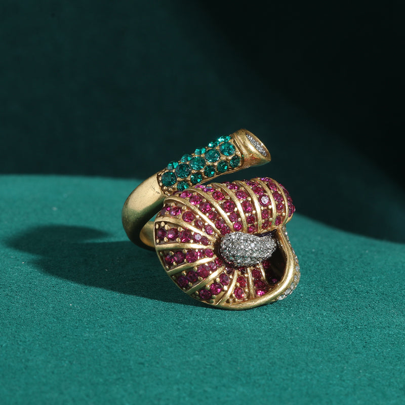 Scarlet Sun Antique Ring