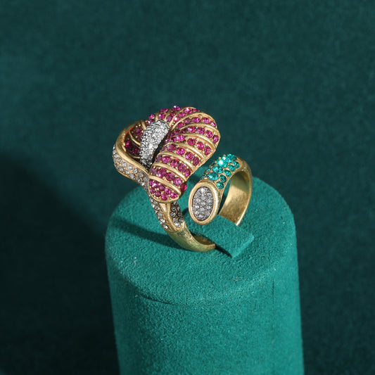 Scarlet Sun Antique Ring