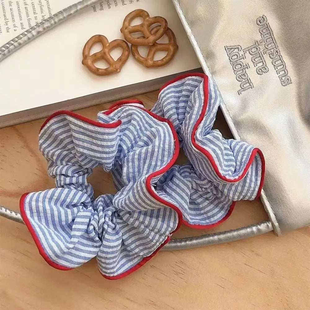 Elegant Blue Scrunchie