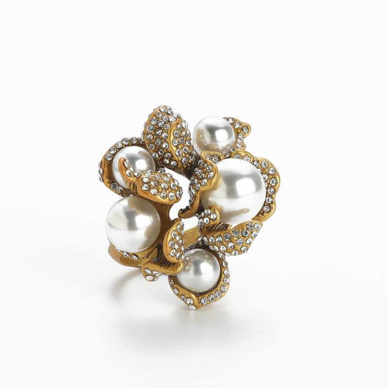 Frost Empress Antique Ring