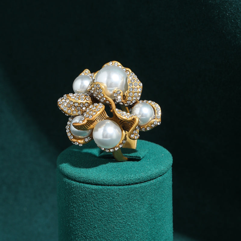 Frost Empress Antique Ring