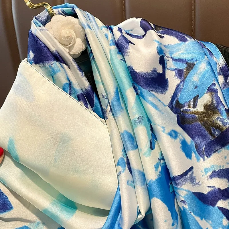 Artistic Waves Silk Stole