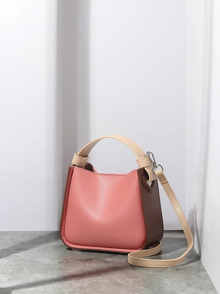 Jacob Genuine Leather Bag( Pink)