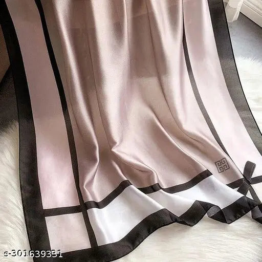 Pink Truffle Silk Stole