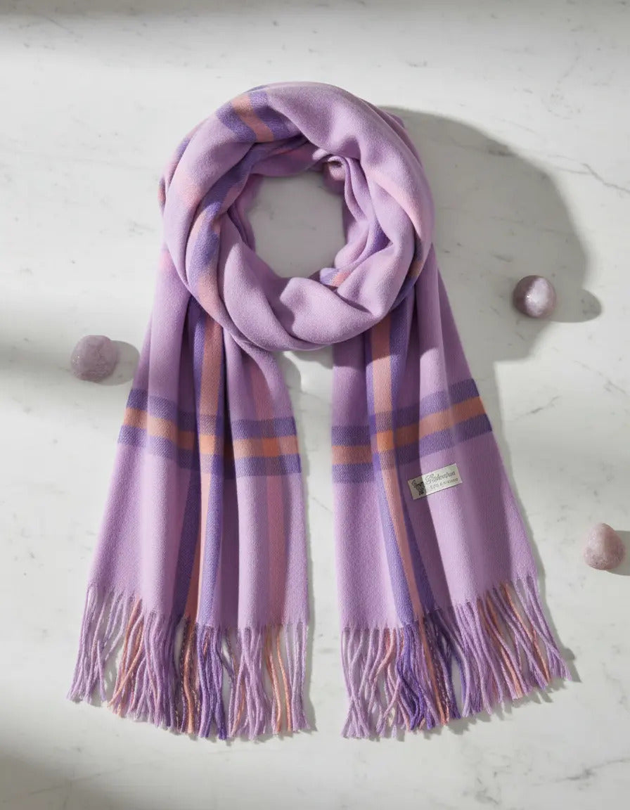 Sky Haven Light Winter Shawl (Purple)