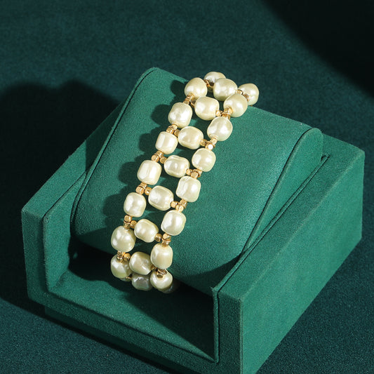 Marabella Baroque Pearl Antique Bracelet