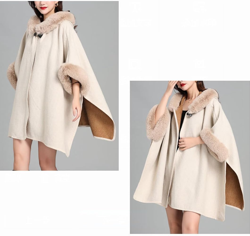 City Poncho (Beige)