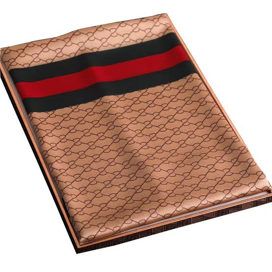 Dark Monochrome Silk Scarf