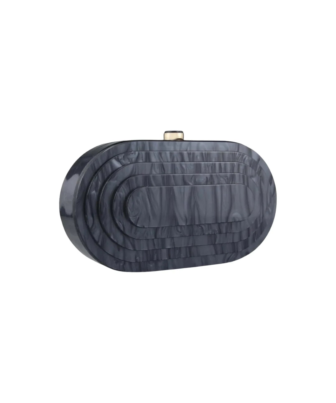 Zella Acrylic Evening Bag (Black)