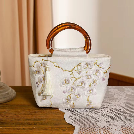 Lunetti Embroidered Handbag
