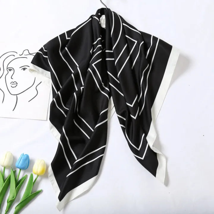 Leva Silk Scarf (90x90cms)