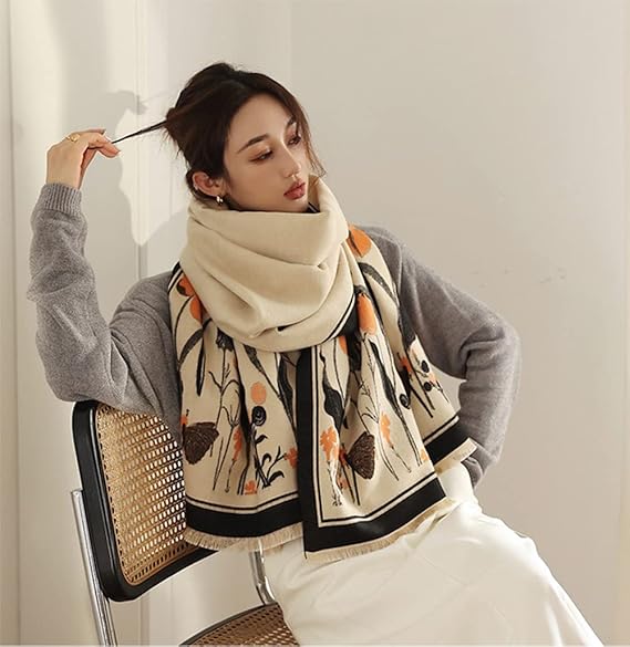 Flower In Paradise Winter Shawl