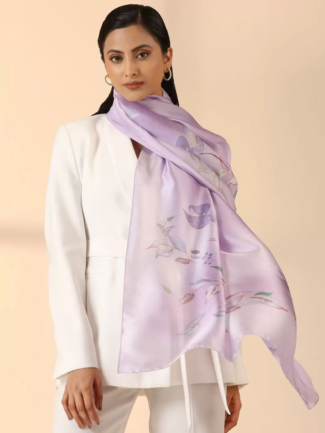 Lusty Lavender Silk Stole