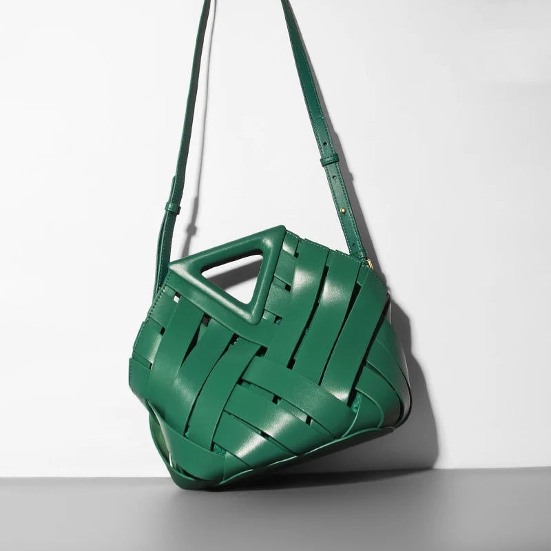 Daphny Genuine Leather Bag(Green)