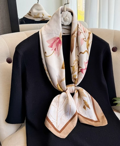 Flur Silk Scarf (90x90cms)