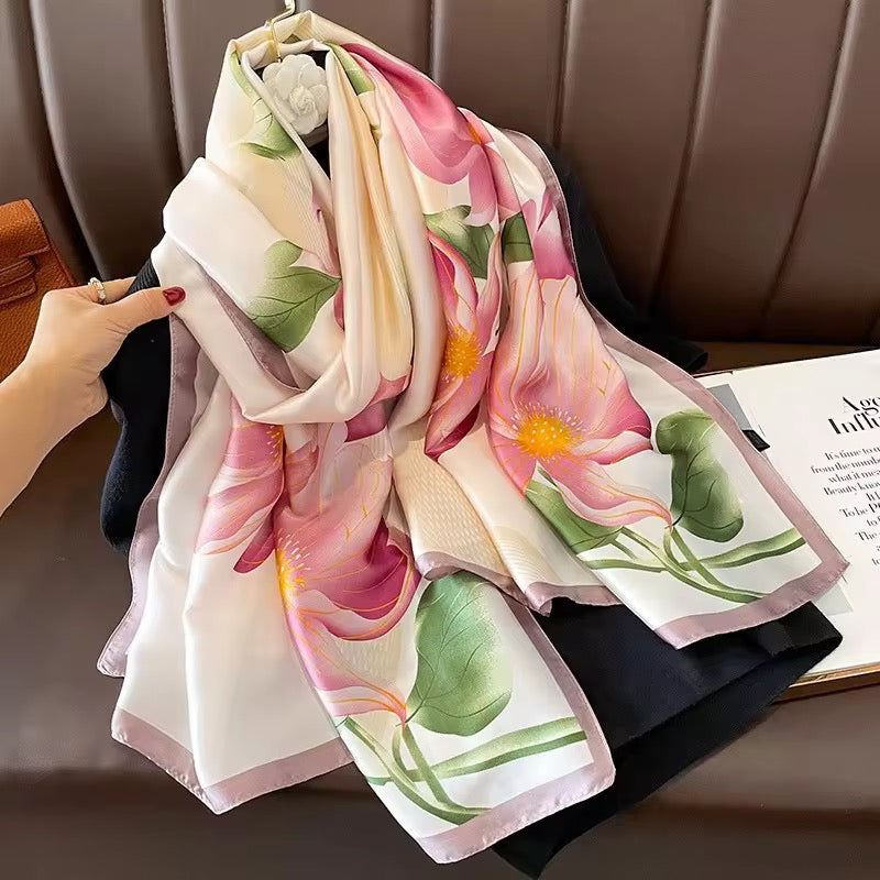 Sunlit Flora Silk Stole