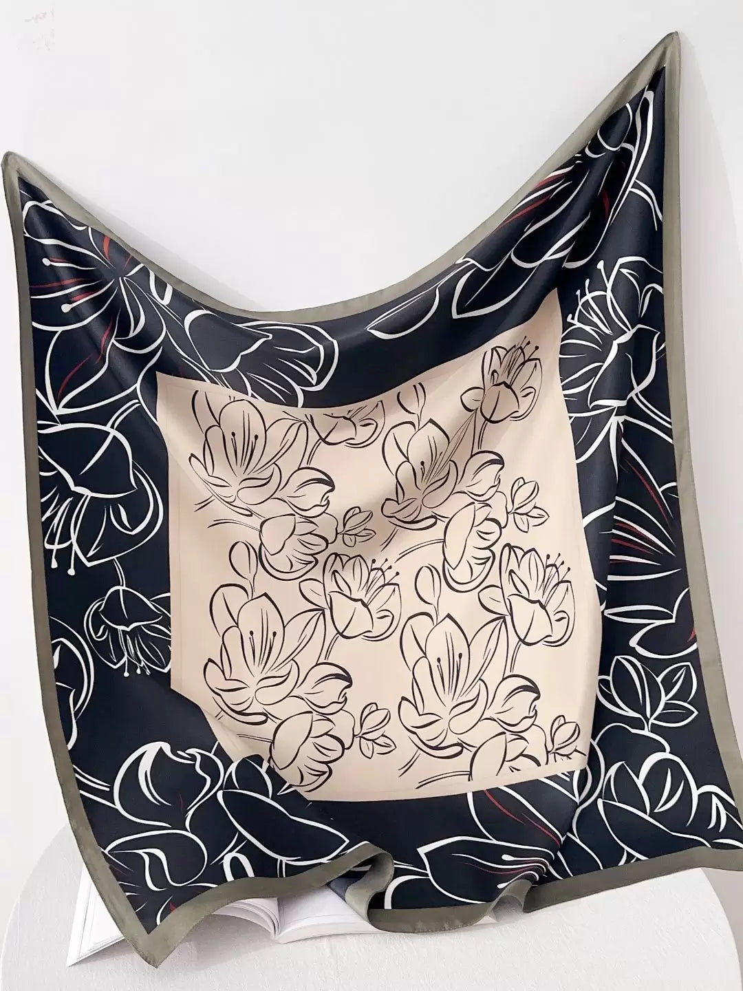 Lintin Silk Scarf (90x90cms)