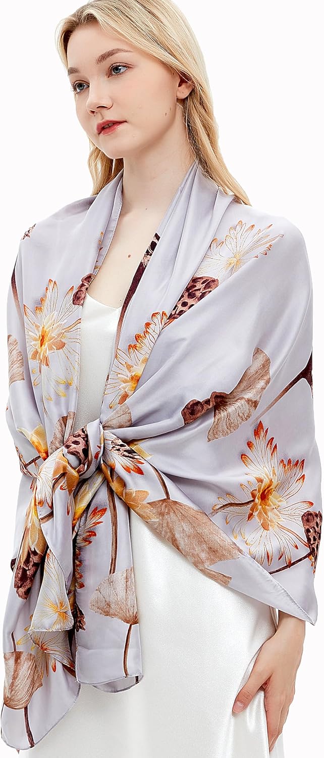 Golden Wood Silk Stole