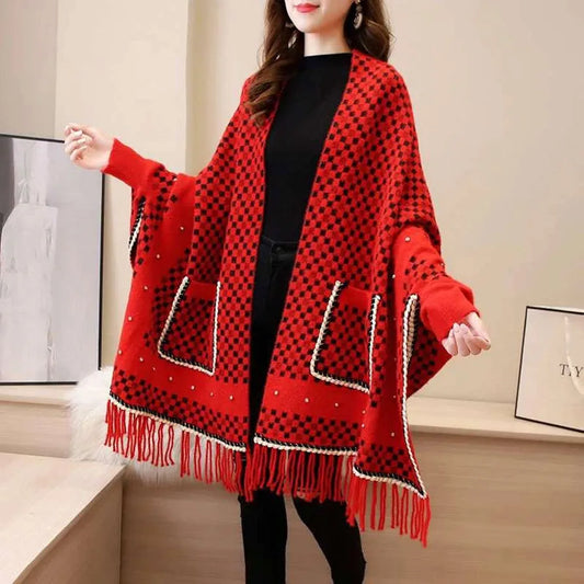 Rose Bloom Poncho