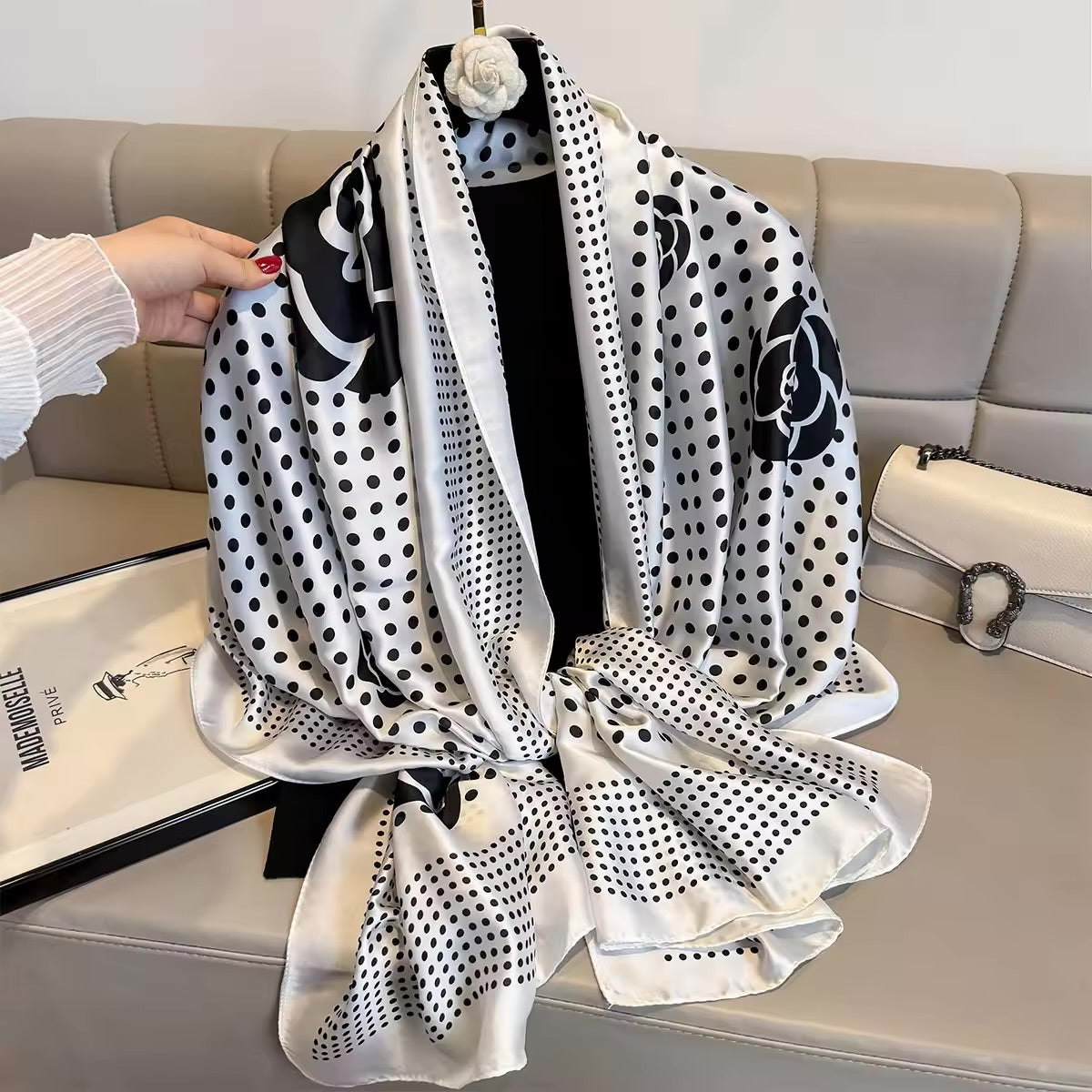 Urban Dots Silk Stole