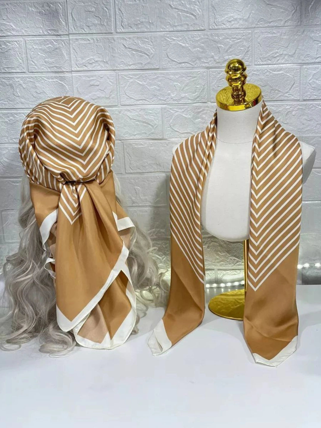 Tali Silk Scarf (90 × 90 cm)