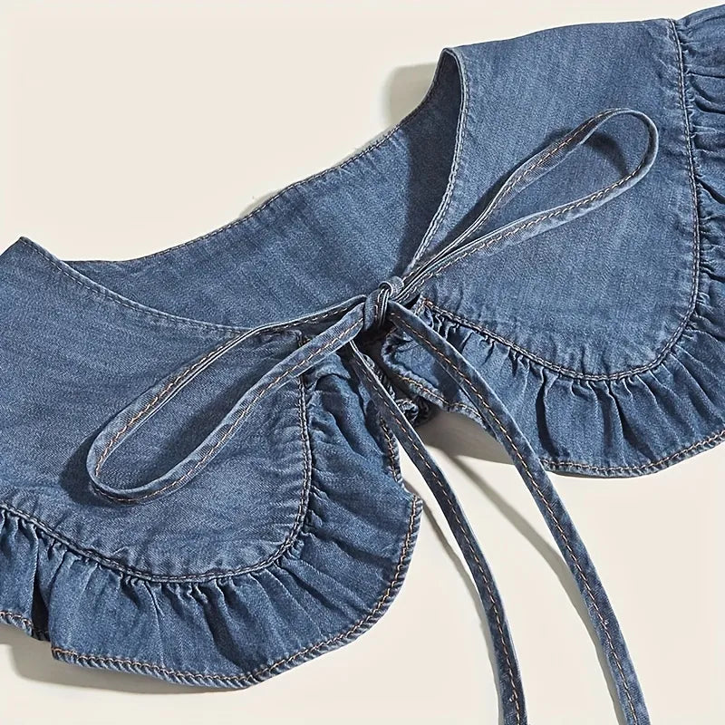Bando Denim Collar Scarf