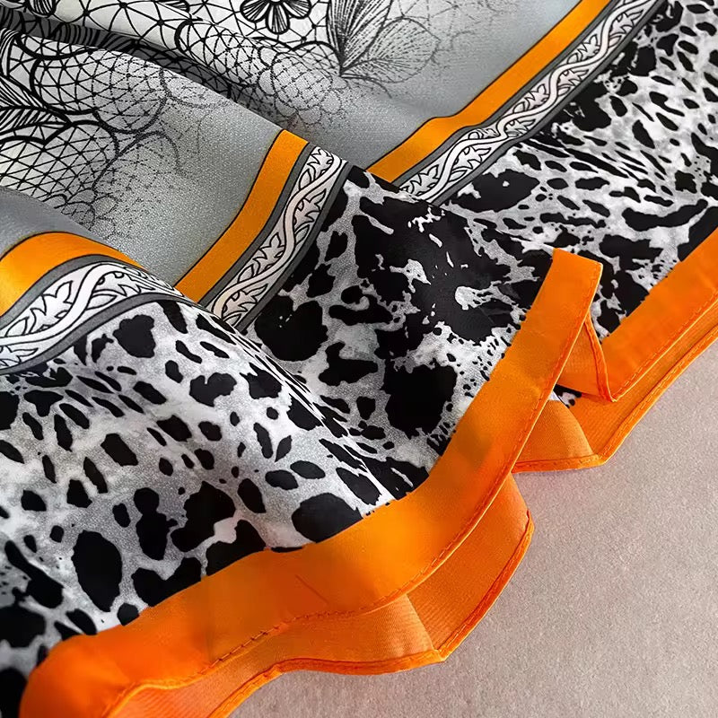 Jungle Garden Silk Scarf