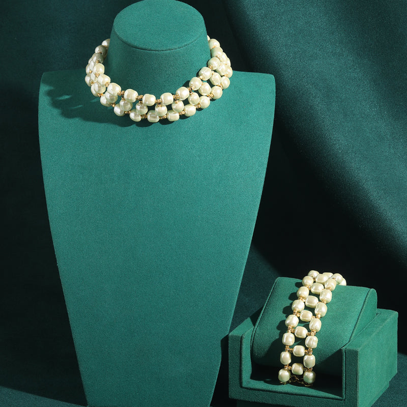 Marabella Baroque Pearl Antique Bracelet