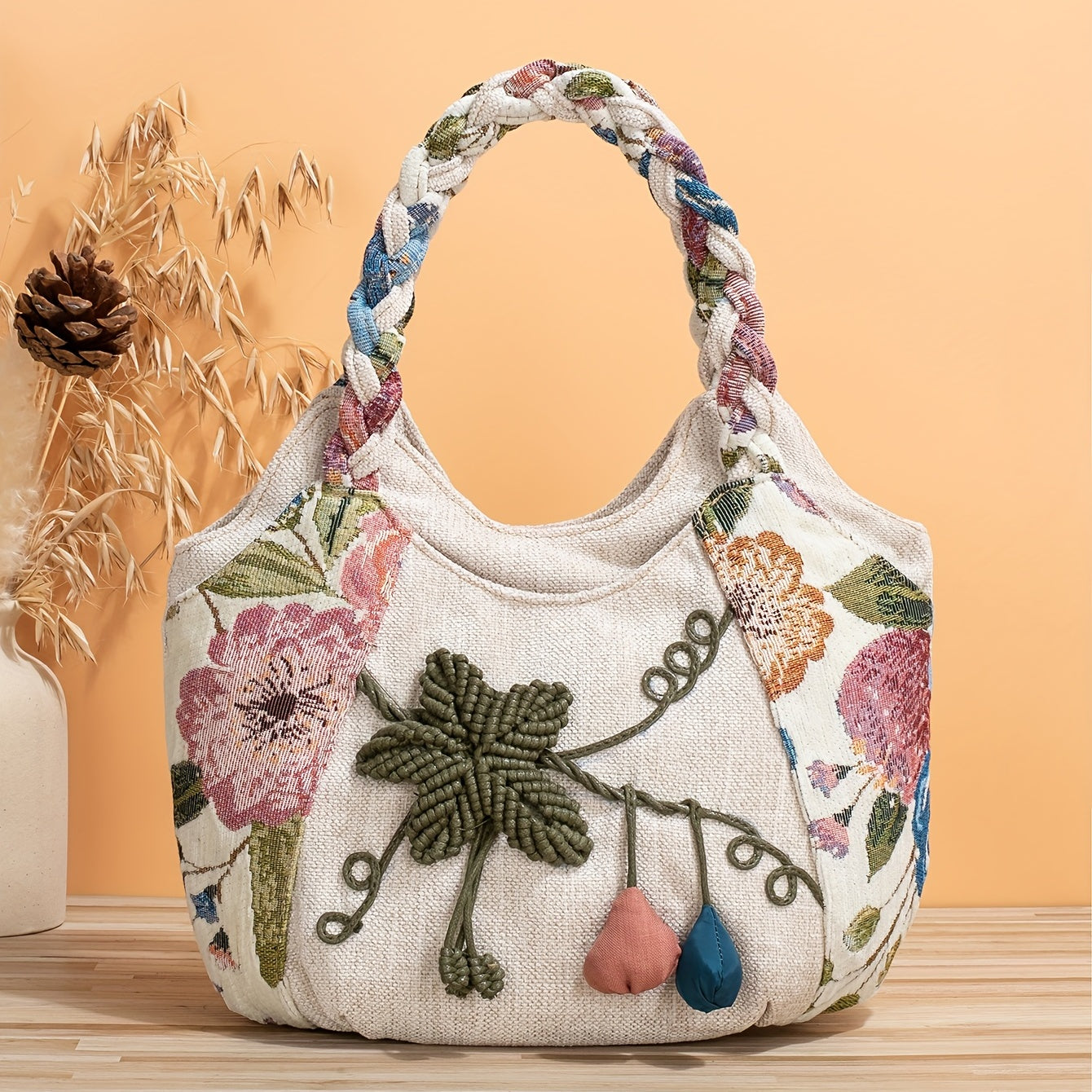 Ophelia Bohemian Handbag (Forest)