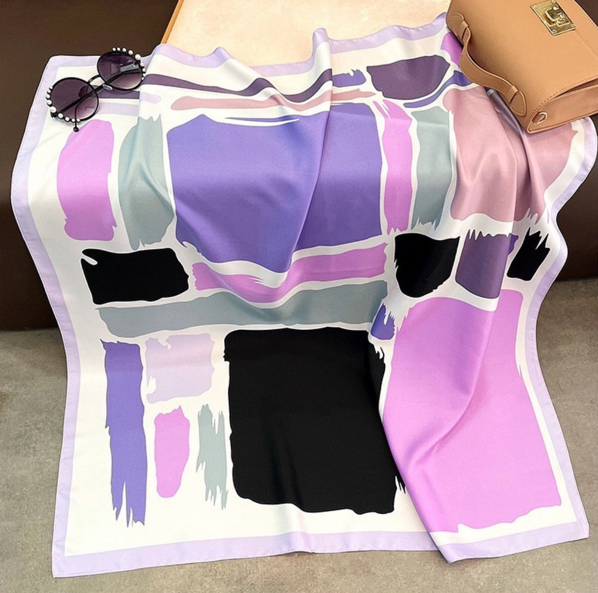 Aria Silk Scarf (90 × 90 cm)