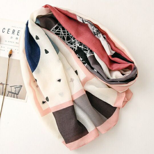 Blossom Cotton Scarf