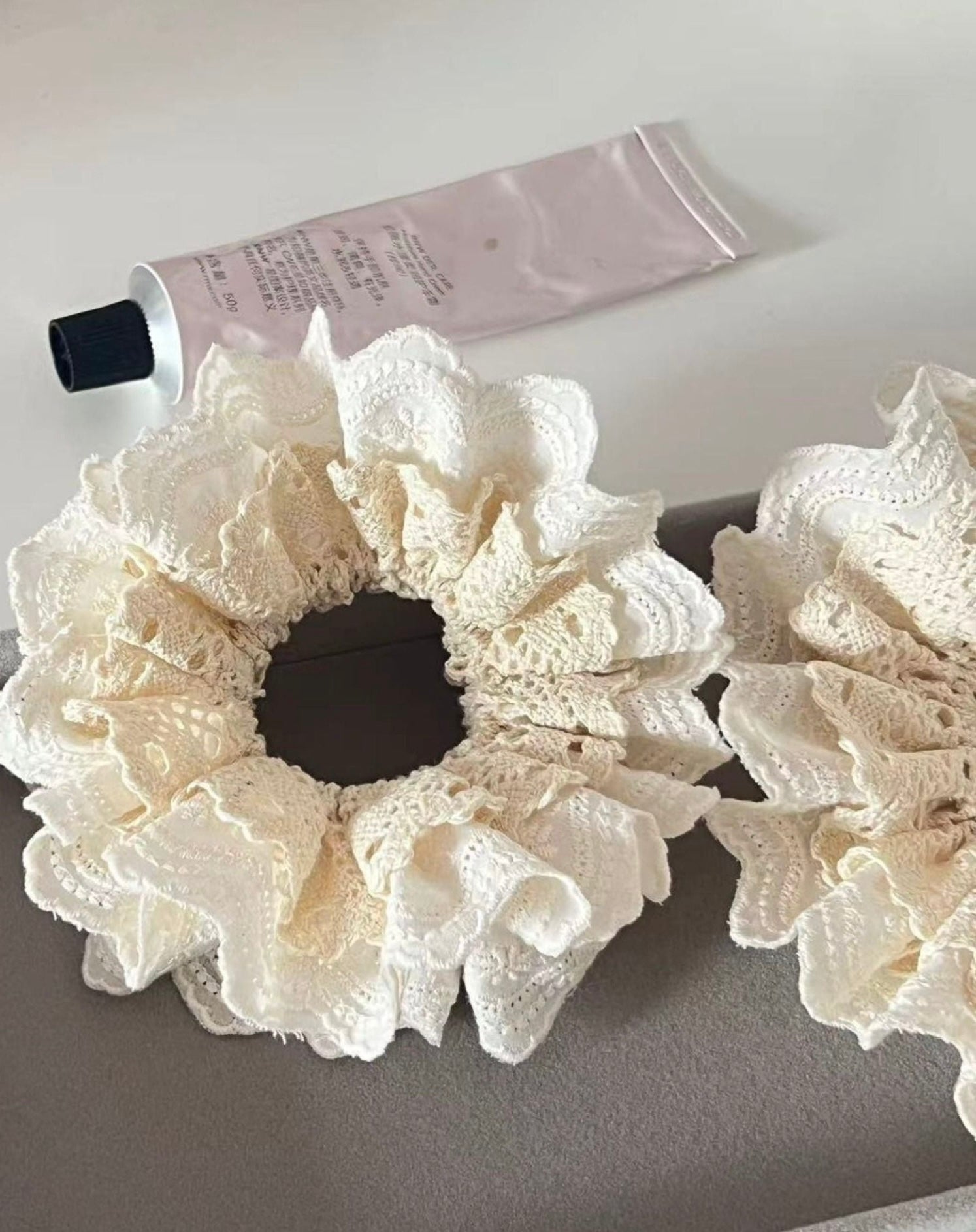 Ella Ivory Scrunchie