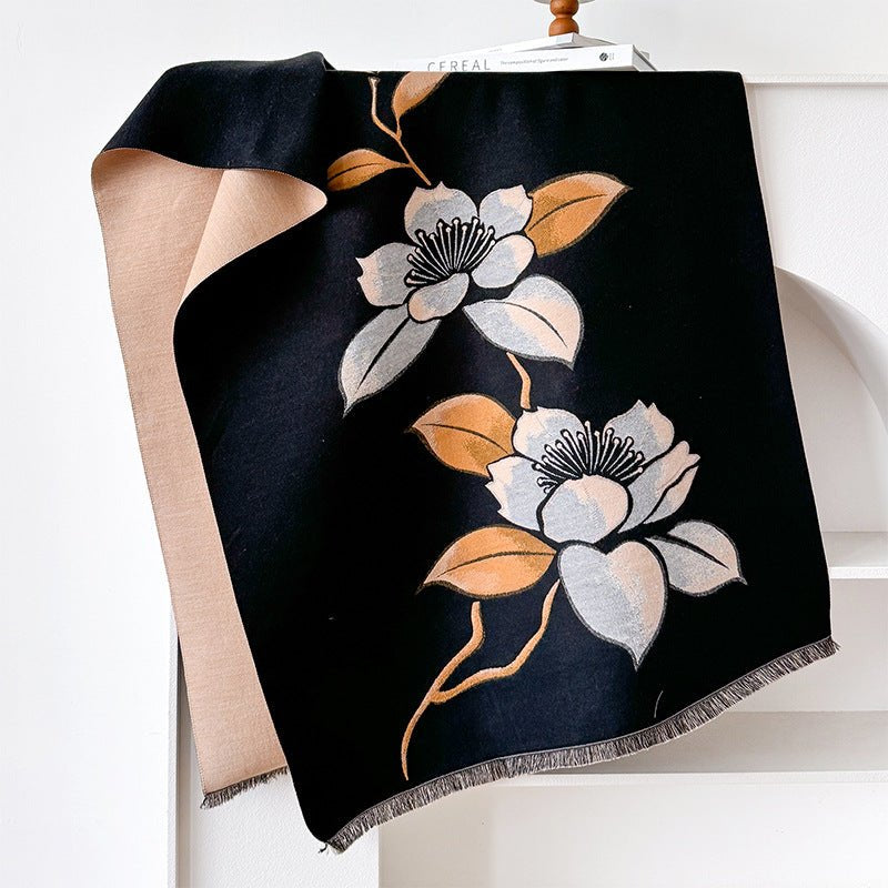 Graphite Garden Shawl